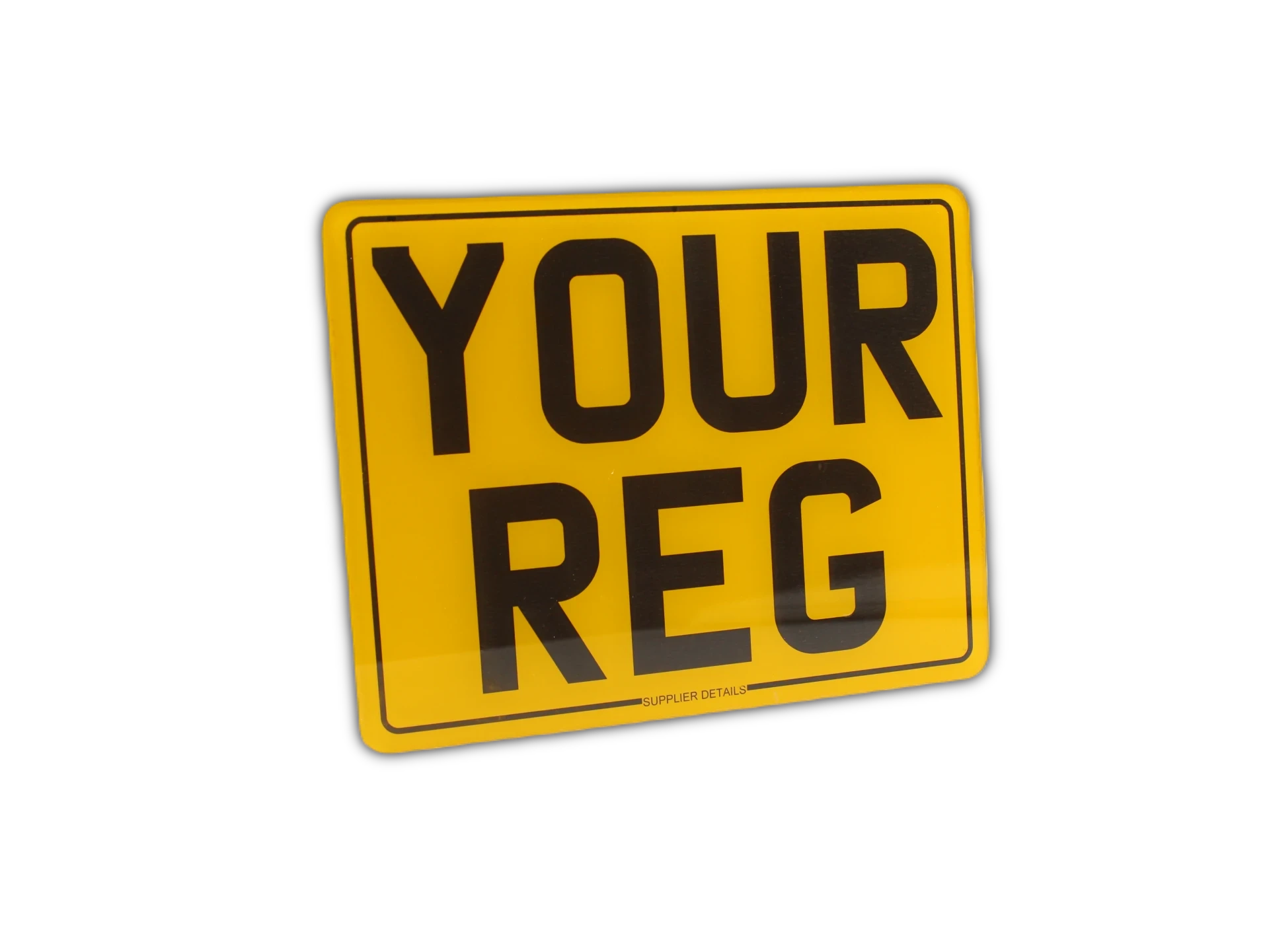 Motorbike number plates